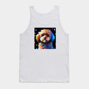 Cute Cavoodle Drawing Tank Top